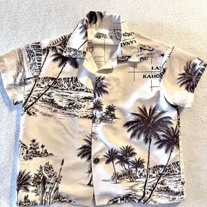 Koko Keiki Boys Sz 3 Hawaiian Islands  Aloha‎ button up shirt